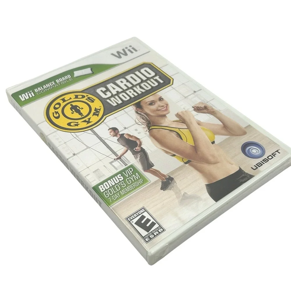 Golds Gym Cardio Workout Nintendo Wii New Sealed Balance Board Compatible 2009